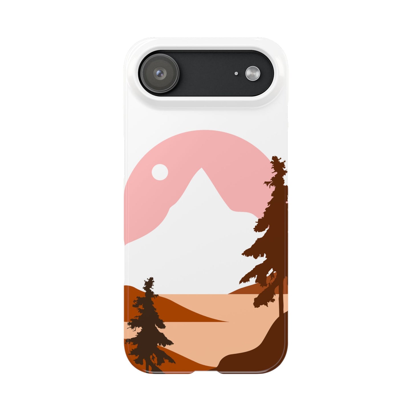 Stylish Mountain Landscape Slim Phone Case, Nature Lover Gift, Aesthetic Phone Cover, Adventure Travel Accessory, Minimalist Design [...]