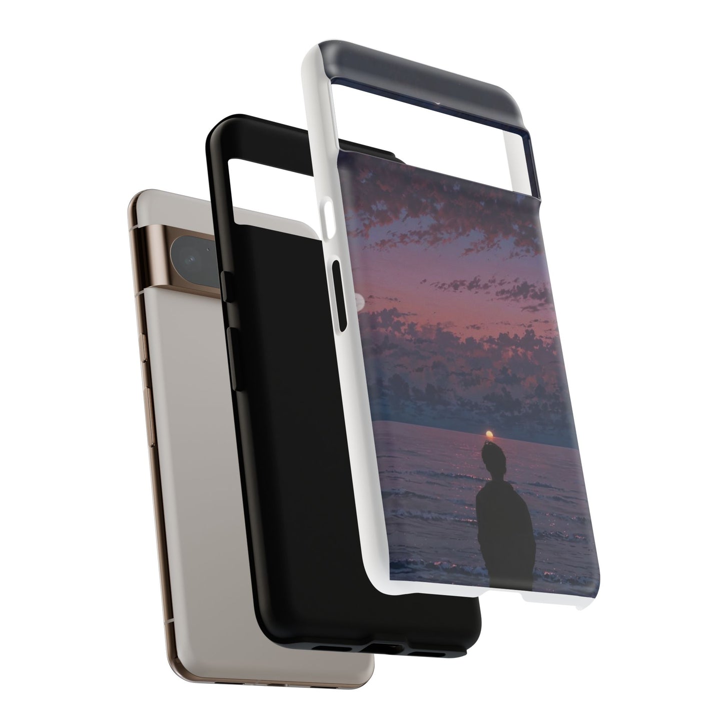 Sunset Ocean Phone Case, Tough Cases, Unique Cell Phone Cover, Artistic Phone Accessories, Gift for Her, Nature Inspired Case