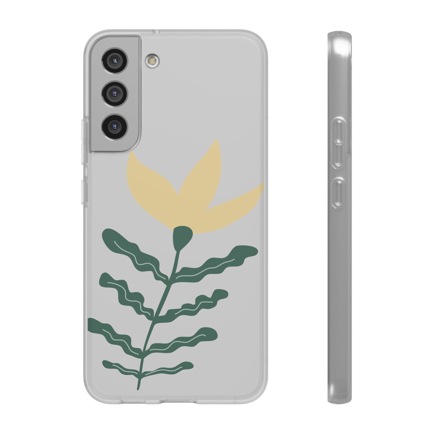 Stylish Floral Flexi Cases, Phone Accessories, Gift Idea, Protective Case, Trendy Phone Cover, Spring Vibes