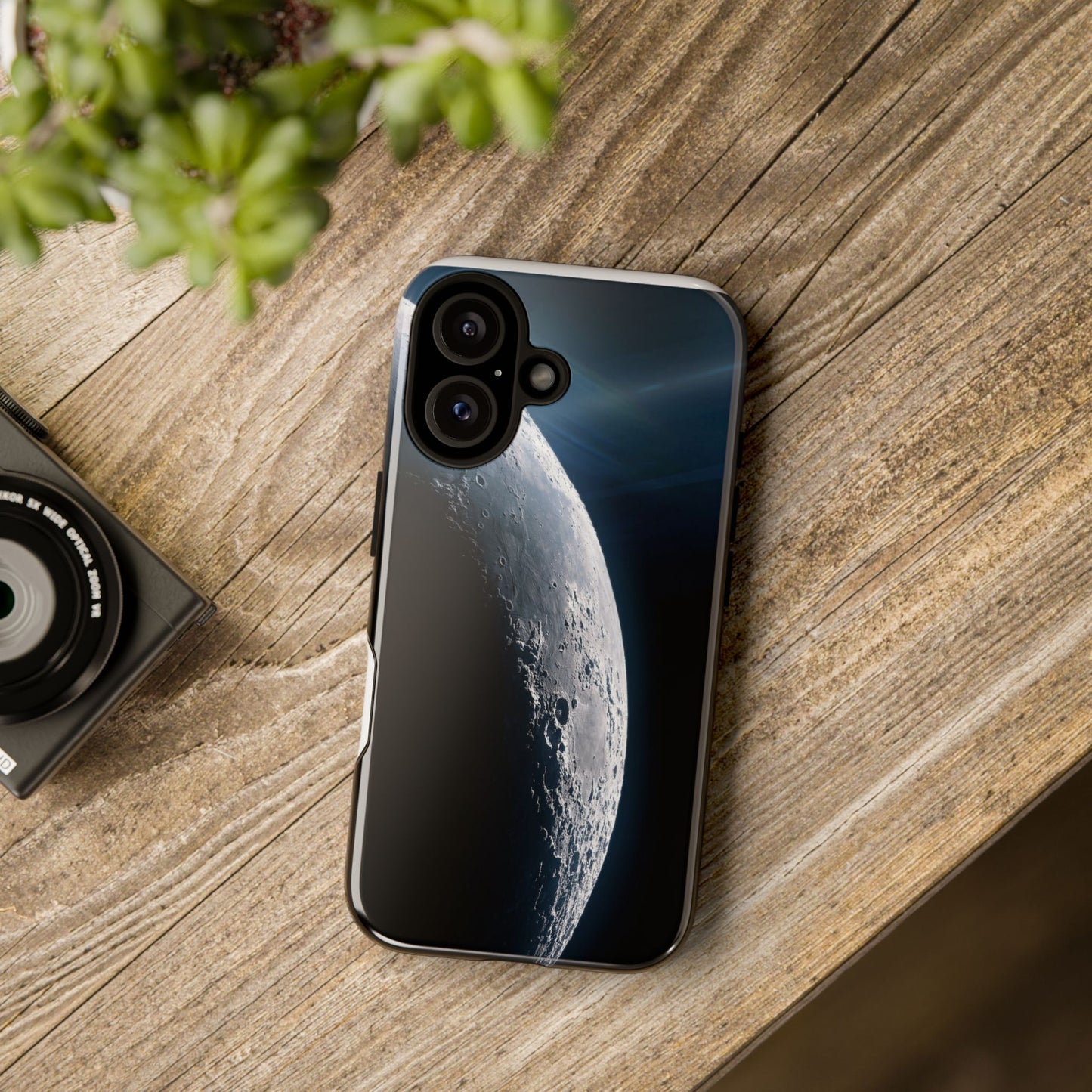 Moon Phase Phone Case, Galaxy Phone Cover, Space-Themed Phone Protector, Tough Cases for Astronomers, Unique Gifts for Space Lovers