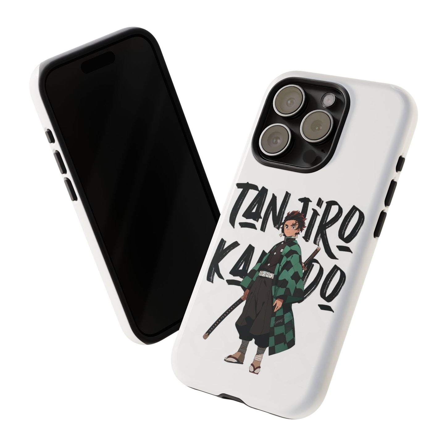 Demon Slayer Phone Case featuring Tanjiro Kamado | Tough Cases, Anime Phone Cover, Unique Gift for Fans, Mobile Accessory, Geeky Merchandise