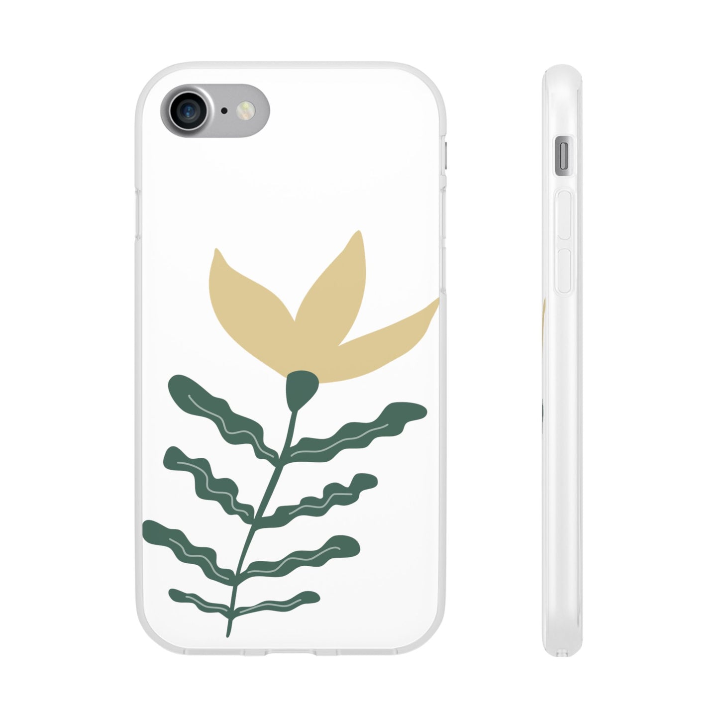 Stylish Floral Flexi Cases, Phone Accessories, Gift Idea, Protective Case, Trendy Phone Cover, Spring Vibes