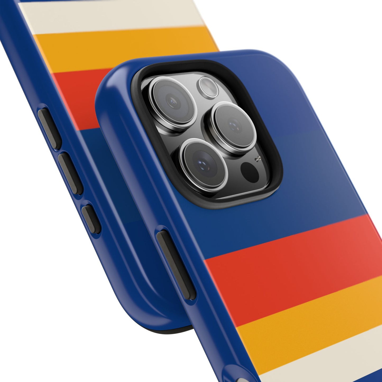 Colorful Tough Phone Cases - Bold Stripes, Durable Protection, Unique Gift for Tech Lovers, Customizable Phone Accessories, Everyday Use