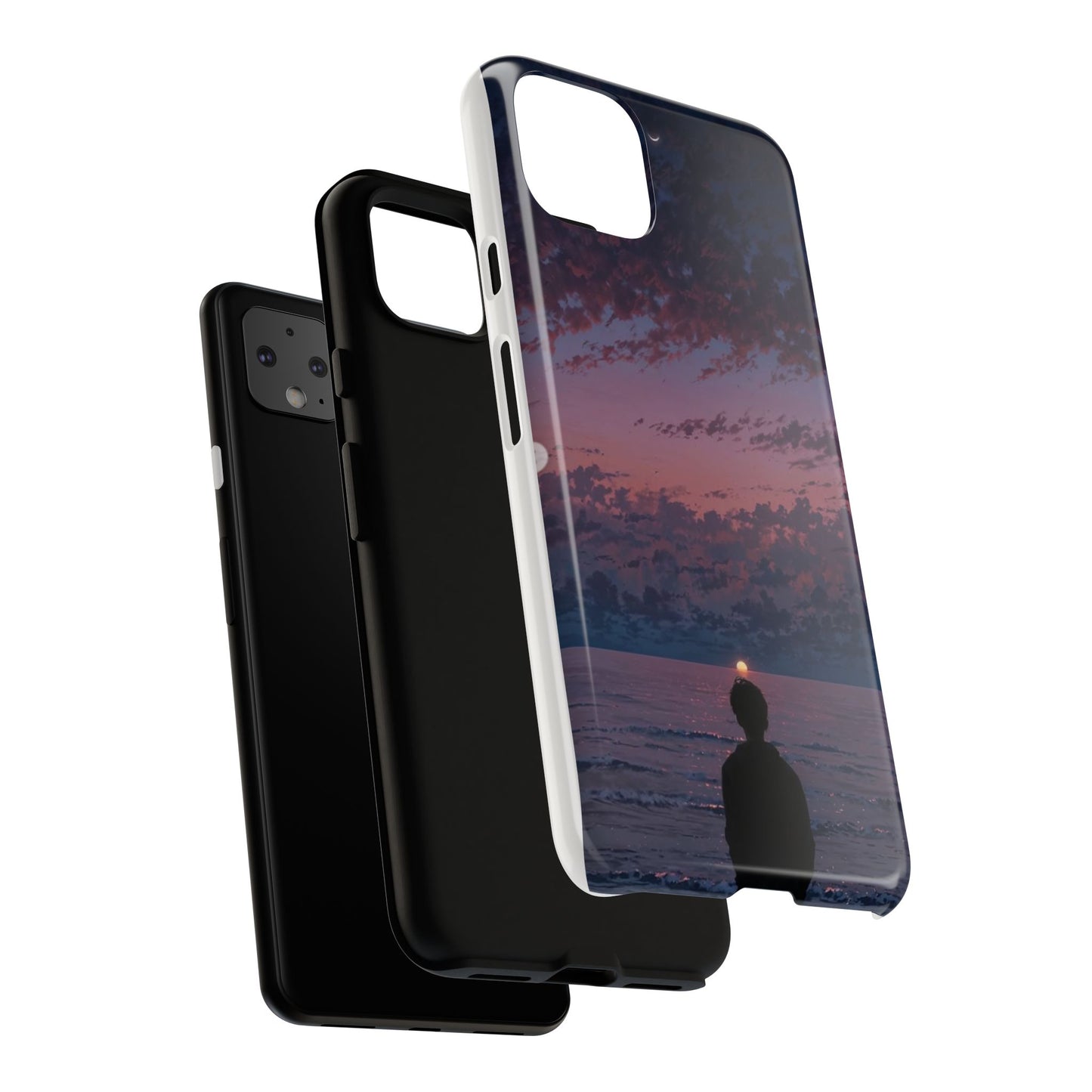 Sunset Ocean Phone Case, Tough Cases, Unique Cell Phone Cover, Artistic Phone Accessories, Gift for Her, Nature Inspired Case