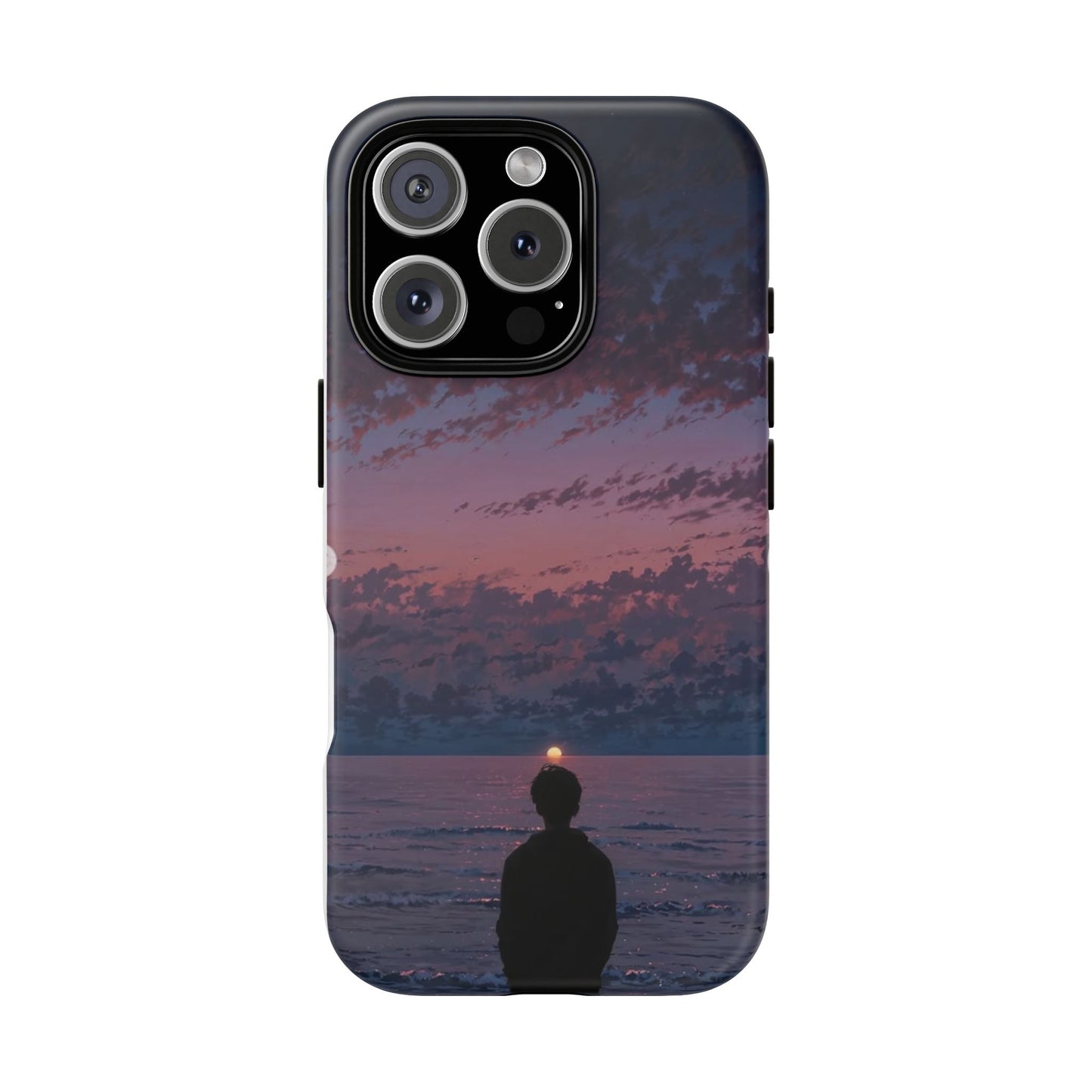Sunset Ocean Phone Case, Tough Cases, Unique Cell Phone Cover, Artistic Phone Accessories, Gift for Her, Nature Inspired Case