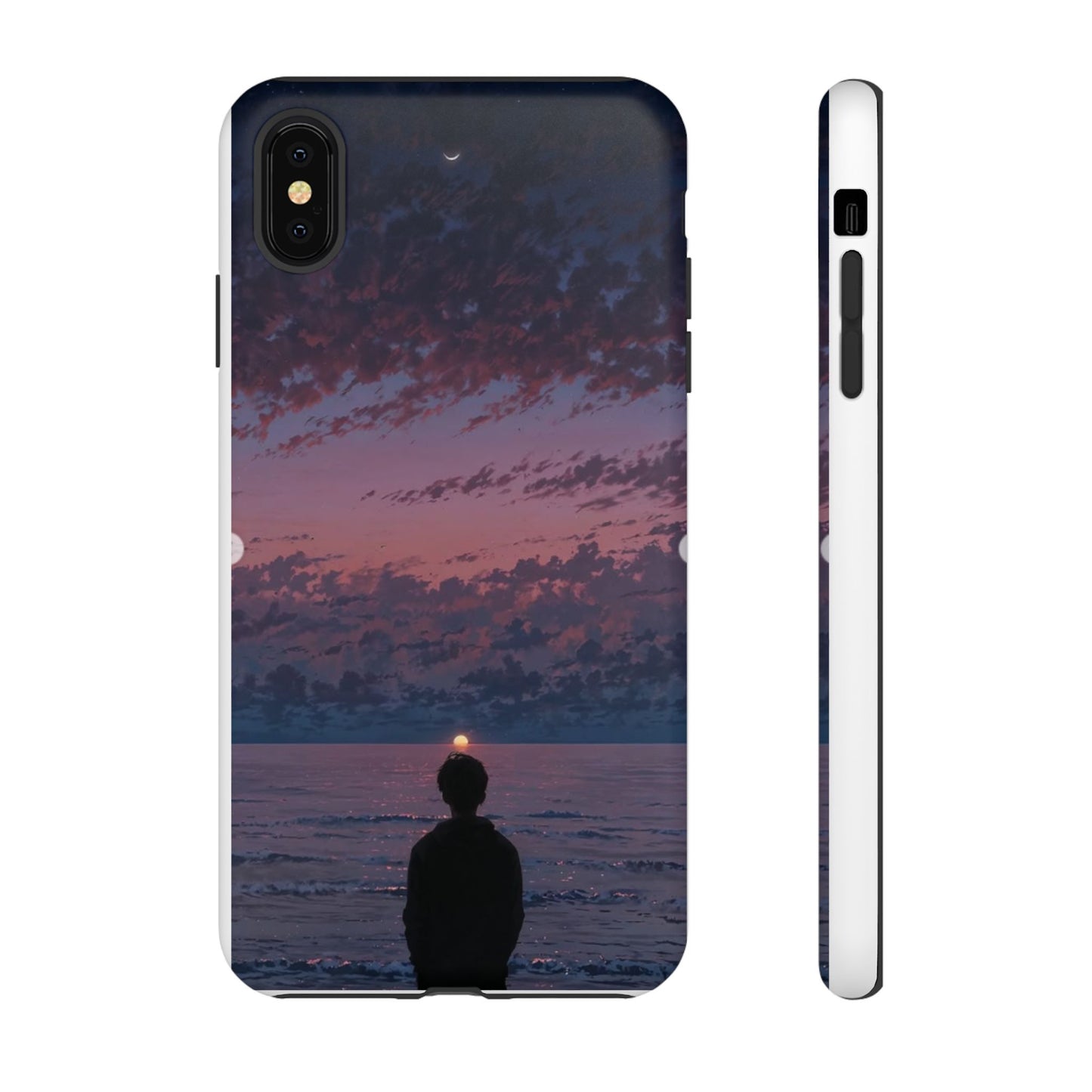 Sunset Ocean Phone Case, Tough Cases, Unique Cell Phone Cover, Artistic Phone Accessories, Gift for Her, Nature Inspired Case