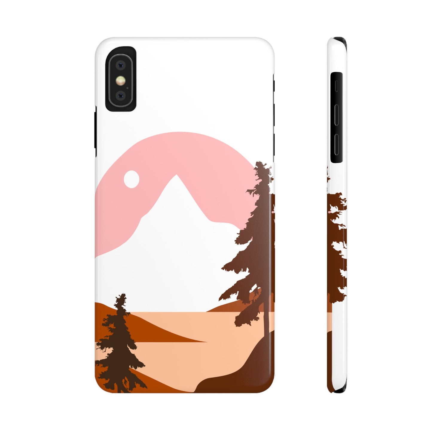 Stylish Mountain Landscape Slim Phone Case, Nature Lover Gift, Aesthetic Phone Cover, Adventure Travel Accessory, Minimalist Design [...]