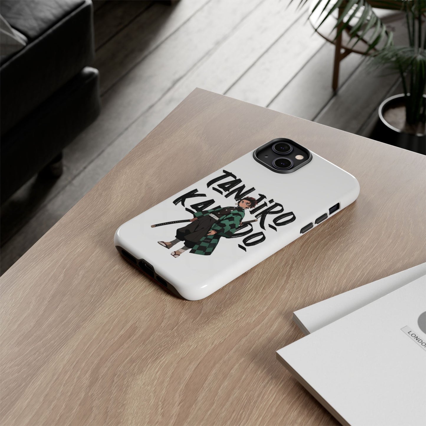 Demon Slayer Phone Case featuring Tanjiro Kamado | Tough Cases, Anime Phone Cover, Unique Gift for Fans, Mobile Accessory, Geeky Merchandise