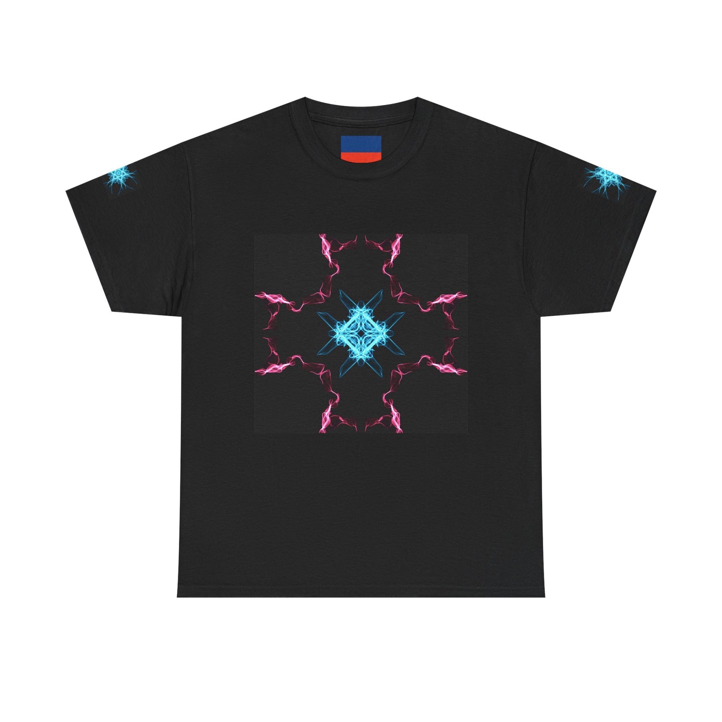 Kaleidoscope Graphic Tee | Unisex Heavy Cotton Tee with Vibrant Design | Perfect for Casual Wear, Gifts, Festivals, Everyday Style