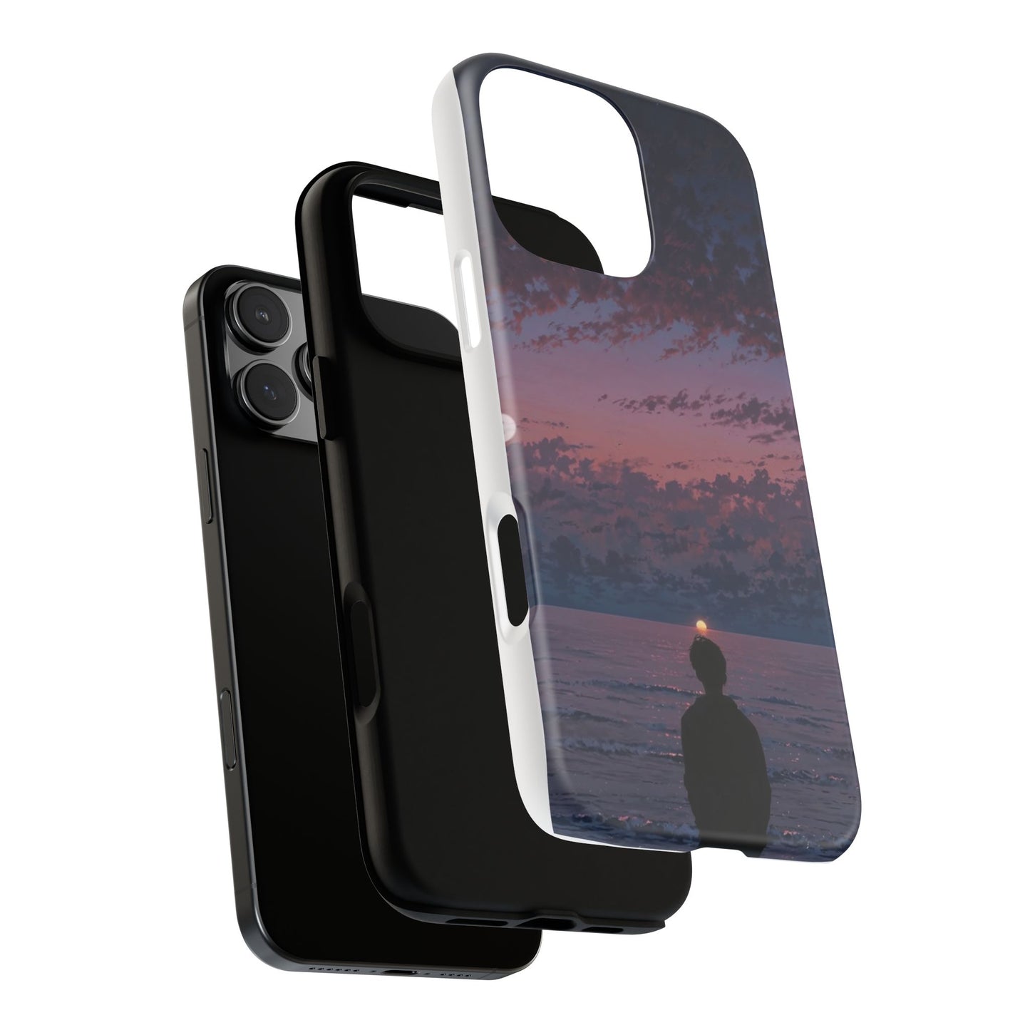 Sunset Ocean Phone Case, Tough Cases, Unique Cell Phone Cover, Artistic Phone Accessories, Gift for Her, Nature Inspired Case