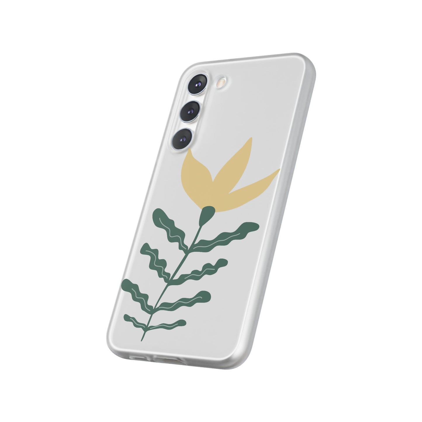 Stylish Floral Flexi Cases, Phone Accessories, Gift Idea, Protective Case, Trendy Phone Cover, Spring Vibes