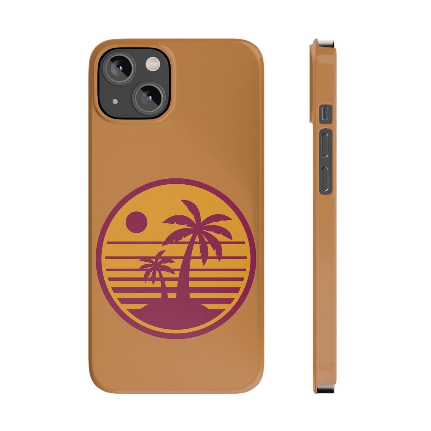 Retro Sunset Palm Tree Slim Phone Case, Summer Vibes, Beach Lover Gift, Tropical Phone Accessory, Perfect for Vacations, Travel and [...]