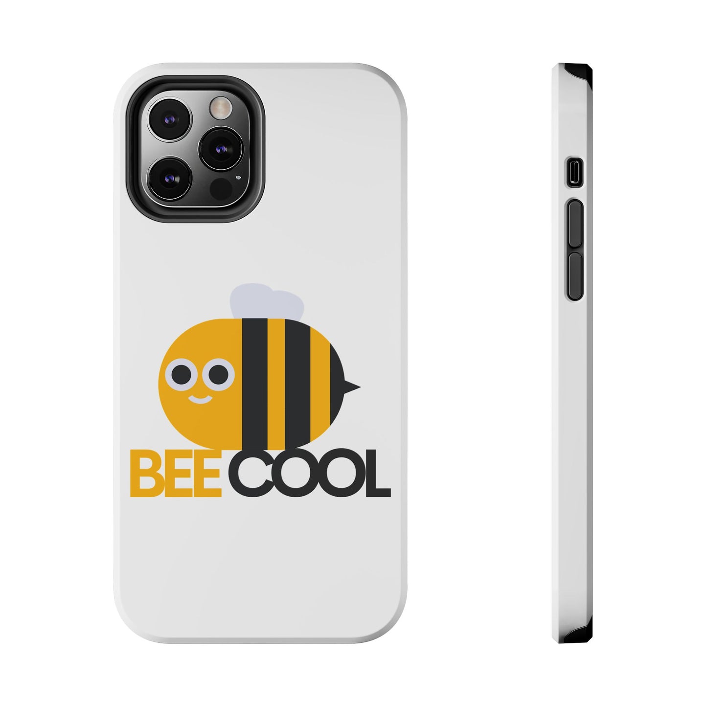Bee Cool Tough Phone Case, Funny Phone Cover, Bee Lover Gift, Durable Phone Protector, Unique Bee Design