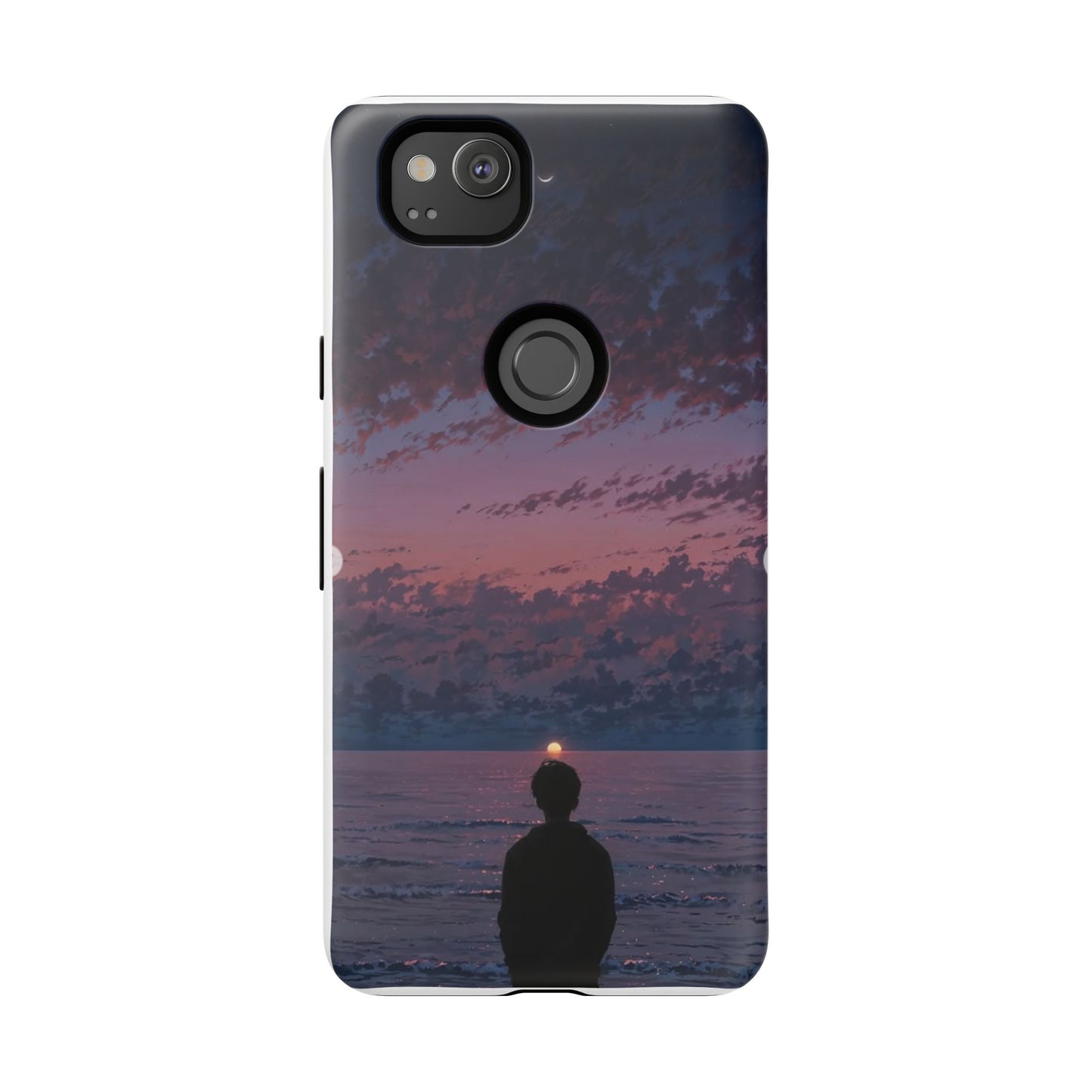 Sunset Ocean Phone Case, Tough Cases, Unique Cell Phone Cover, Artistic Phone Accessories, Gift for Her, Nature Inspired Case