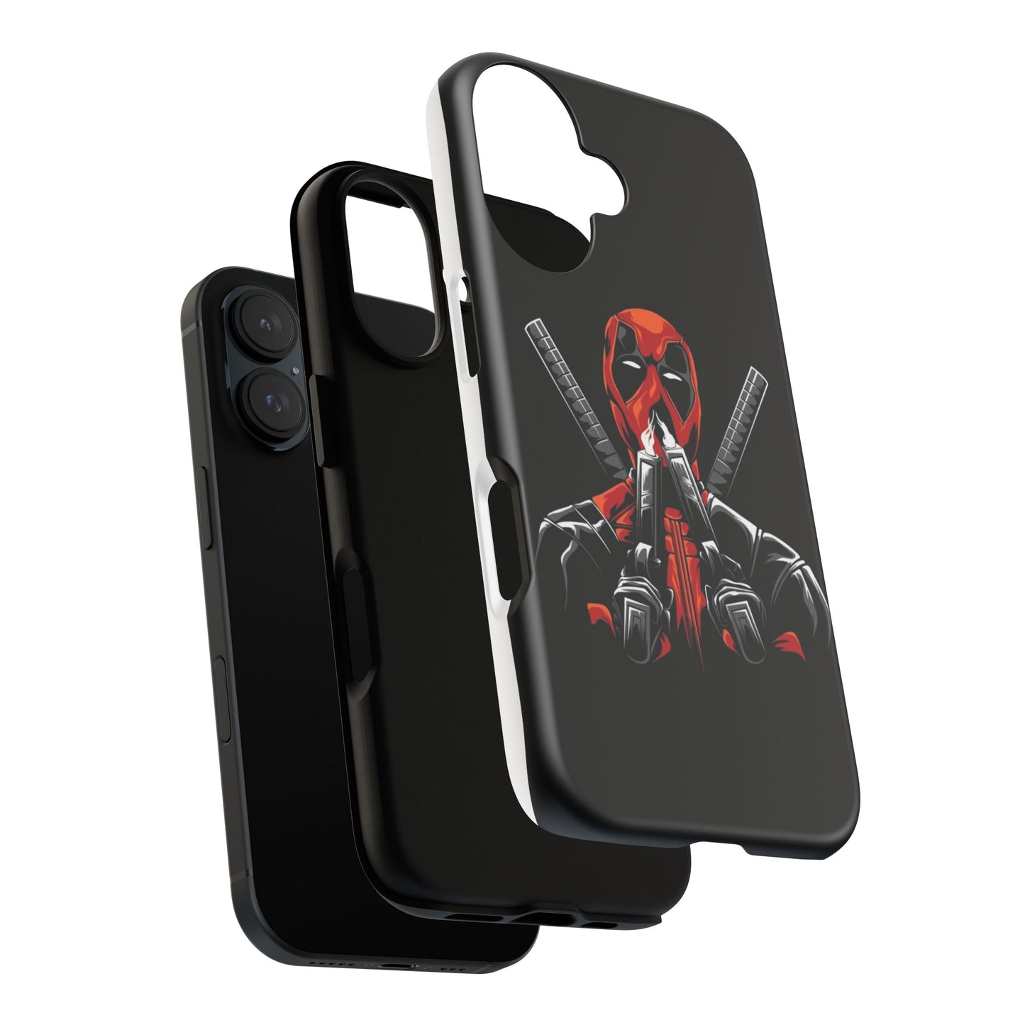 Deadpool Tough Phone Case, Durable Cover for Marvel Fans, Gift for Superhero Lovers, Unique Holiday Present, Geeky Accessories