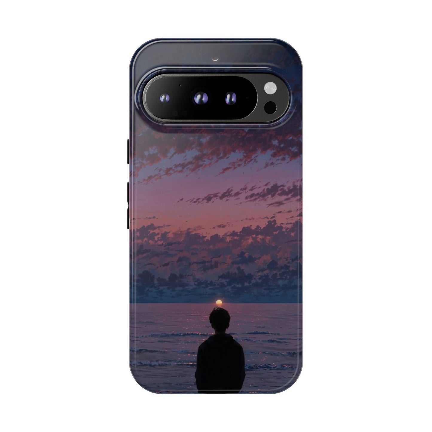 Sunset Ocean Phone Case, Tough Cases, Unique Cell Phone Cover, Artistic Phone Accessories, Gift for Her, Nature Inspired Case
