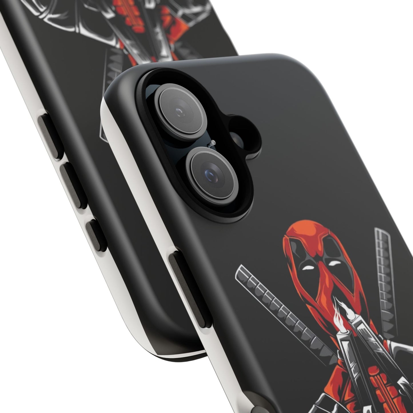 Deadpool Tough Phone Case, Durable Cover for Marvel Fans, Gift for Superhero Lovers, Unique Holiday Present, Geeky Accessories