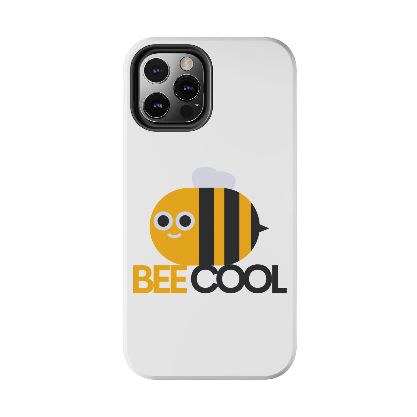 Bee Cool Tough Phone Case, Funny Phone Cover, Bee Lover Gift, Durable Phone Protector, Unique Bee Design