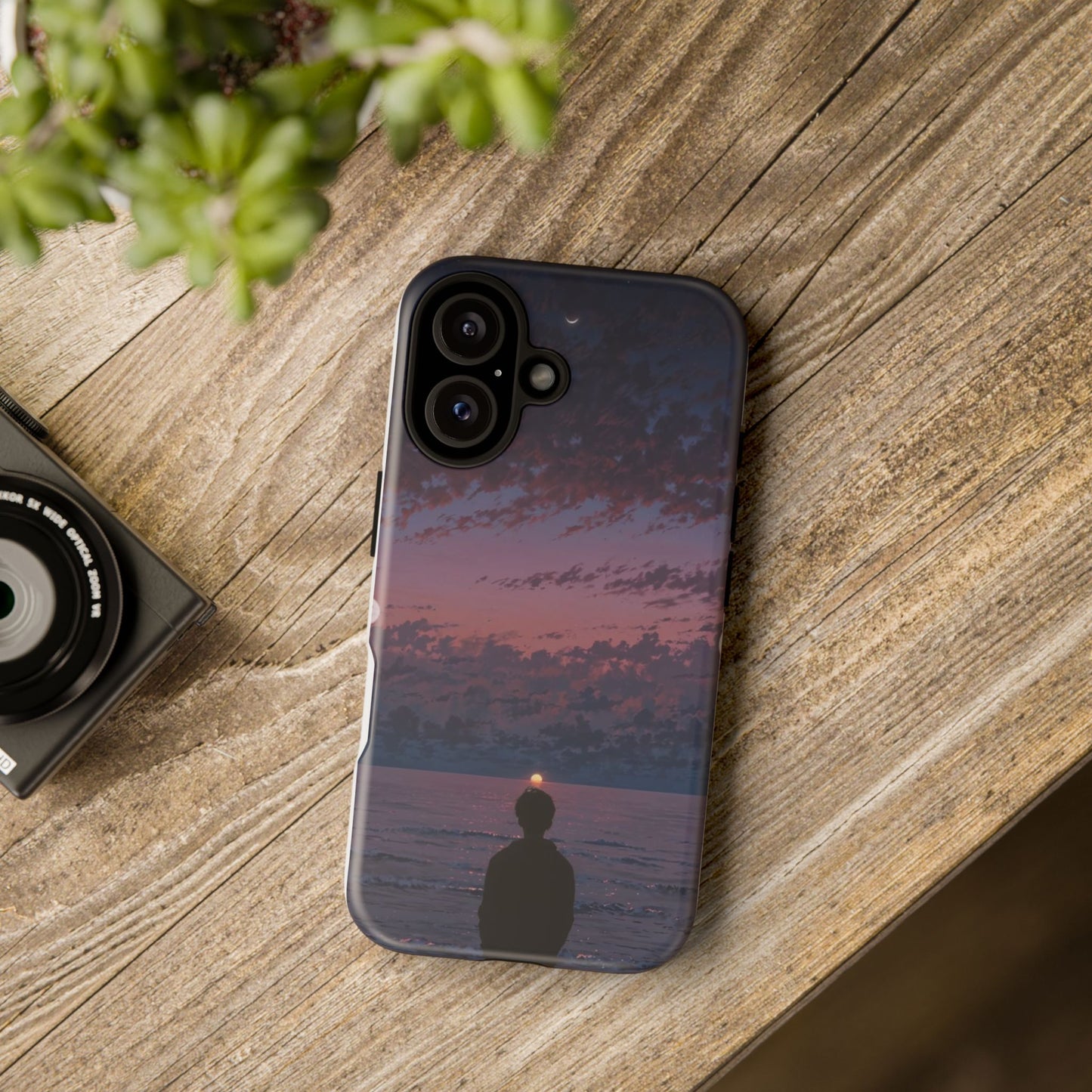 Sunset Ocean Phone Case, Tough Cases, Unique Cell Phone Cover, Artistic Phone Accessories, Gift for Her, Nature Inspired Case