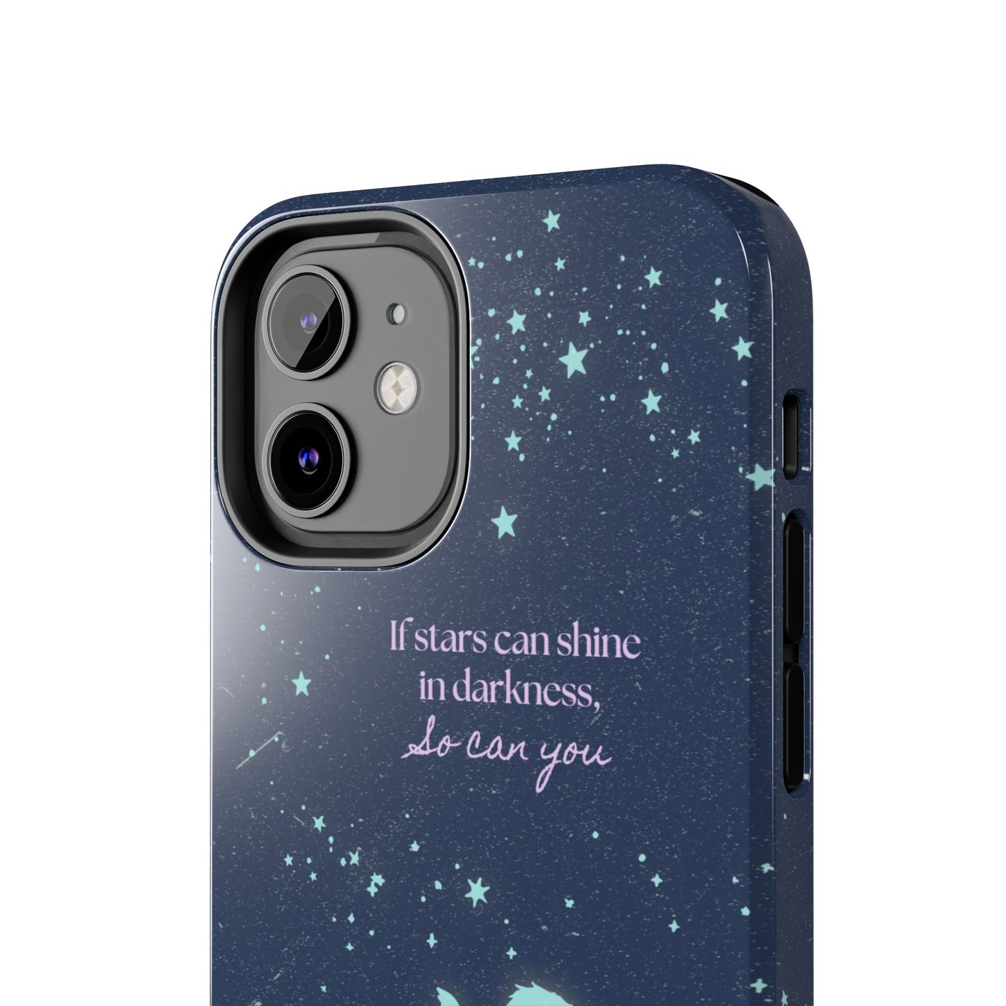 Starry Night Tough Phone Cases, Inspirational Phone Cover, Cute Kid Design, Galaxy Aesthetic, Gift for Dreamers, Motivational Decor