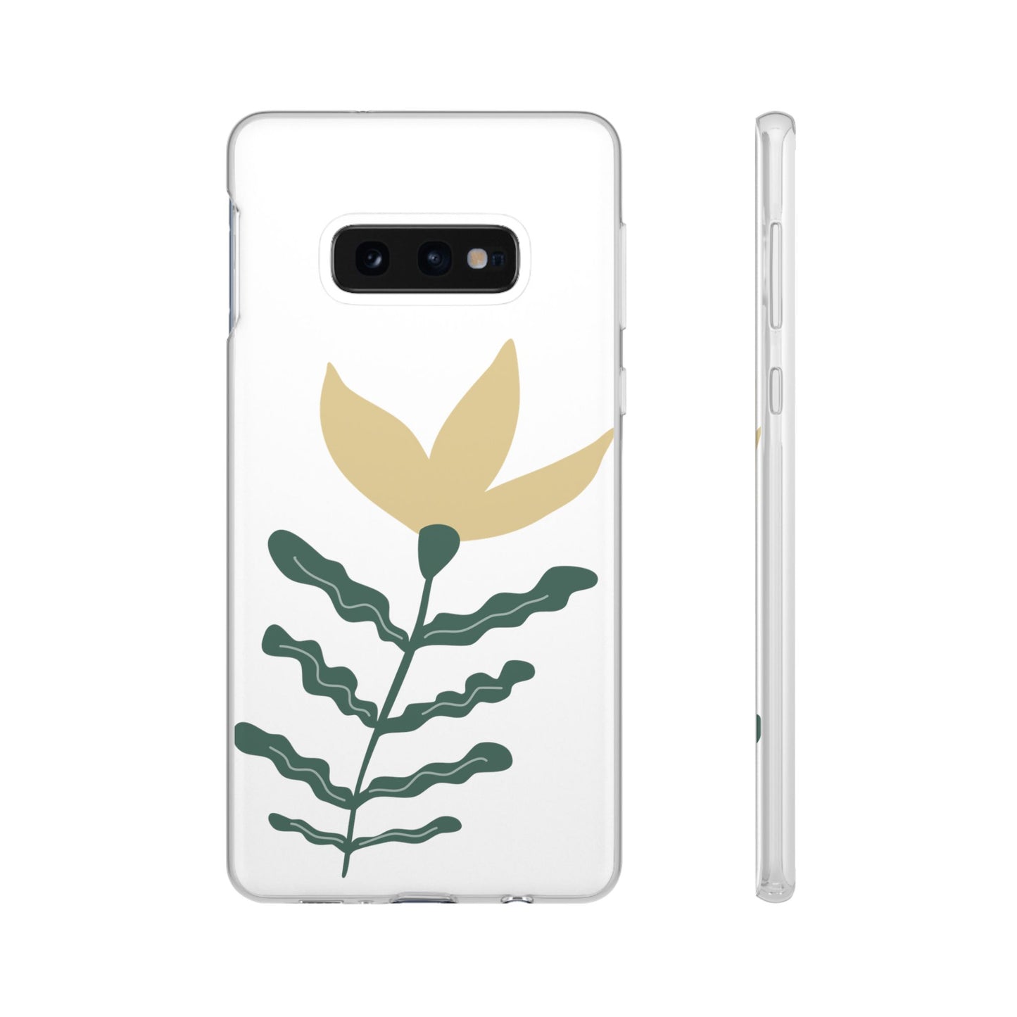 Stylish Floral Flexi Cases, Phone Accessories, Gift Idea, Protective Case, Trendy Phone Cover, Spring Vibes