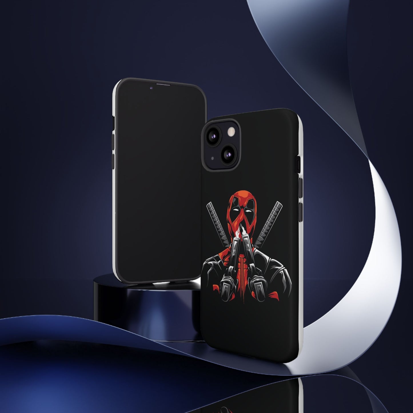 Deadpool Tough Phone Case, Durable Cover for Marvel Fans, Gift for Superhero Lovers, Unique Holiday Present, Geeky Accessories