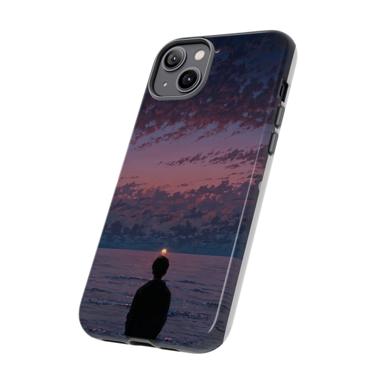 Sunset Ocean Phone Case, Tough Cases, Unique Cell Phone Cover, Artistic Phone Accessories, Gift for Her, Nature Inspired Case