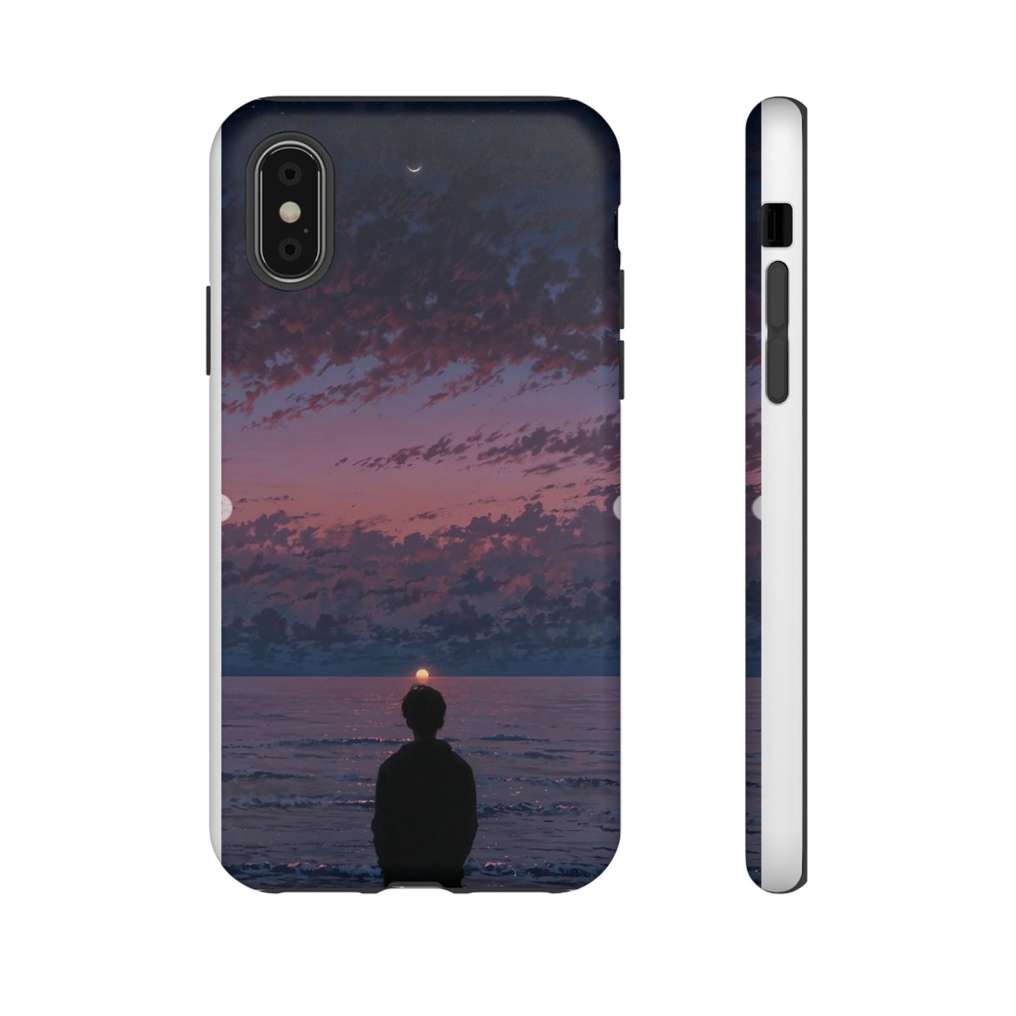 Sunset Ocean Phone Case, Tough Cases, Unique Cell Phone Cover, Artistic Phone Accessories, Gift for Her, Nature Inspired Case
