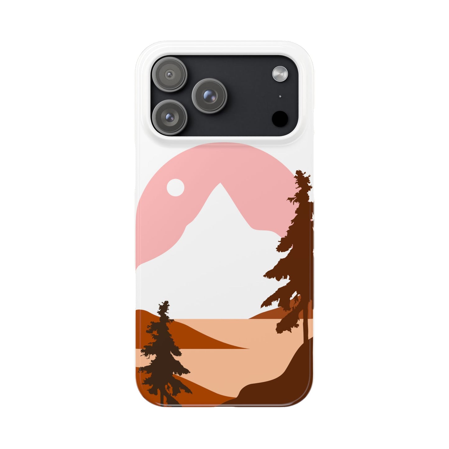 Stylish Mountain Landscape Slim Phone Case, Nature Lover Gift, Aesthetic Phone Cover, Adventure Travel Accessory, Minimalist Design [...]