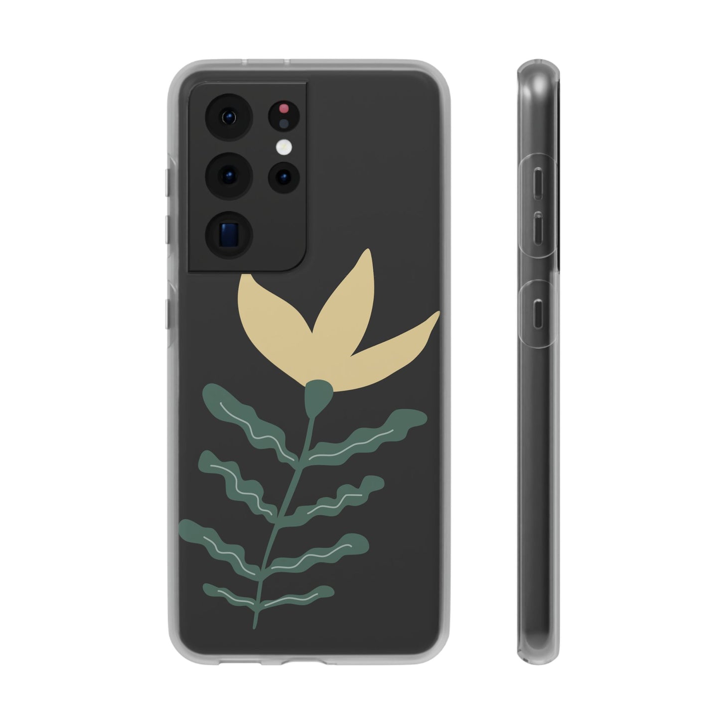 Stylish Floral Flexi Cases, Phone Accessories, Gift Idea, Protective Case, Trendy Phone Cover, Spring Vibes