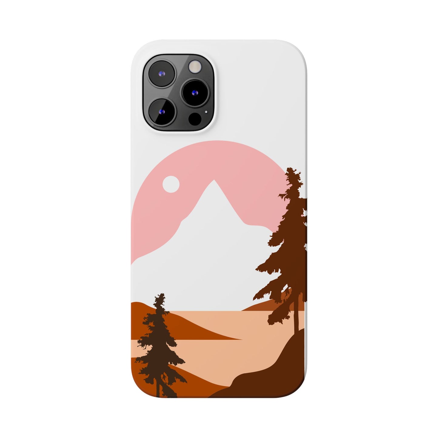 Stylish Mountain Landscape Slim Phone Case, Nature Lover Gift, Aesthetic Phone Cover, Adventure Travel Accessory, Minimalist Design [...]