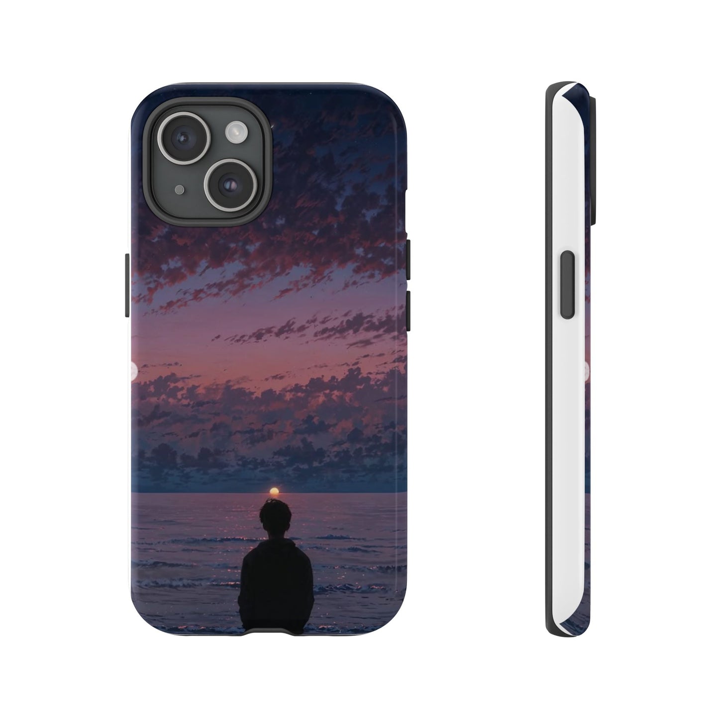 Sunset Ocean Phone Case, Tough Cases, Unique Cell Phone Cover, Artistic Phone Accessories, Gift for Her, Nature Inspired Case