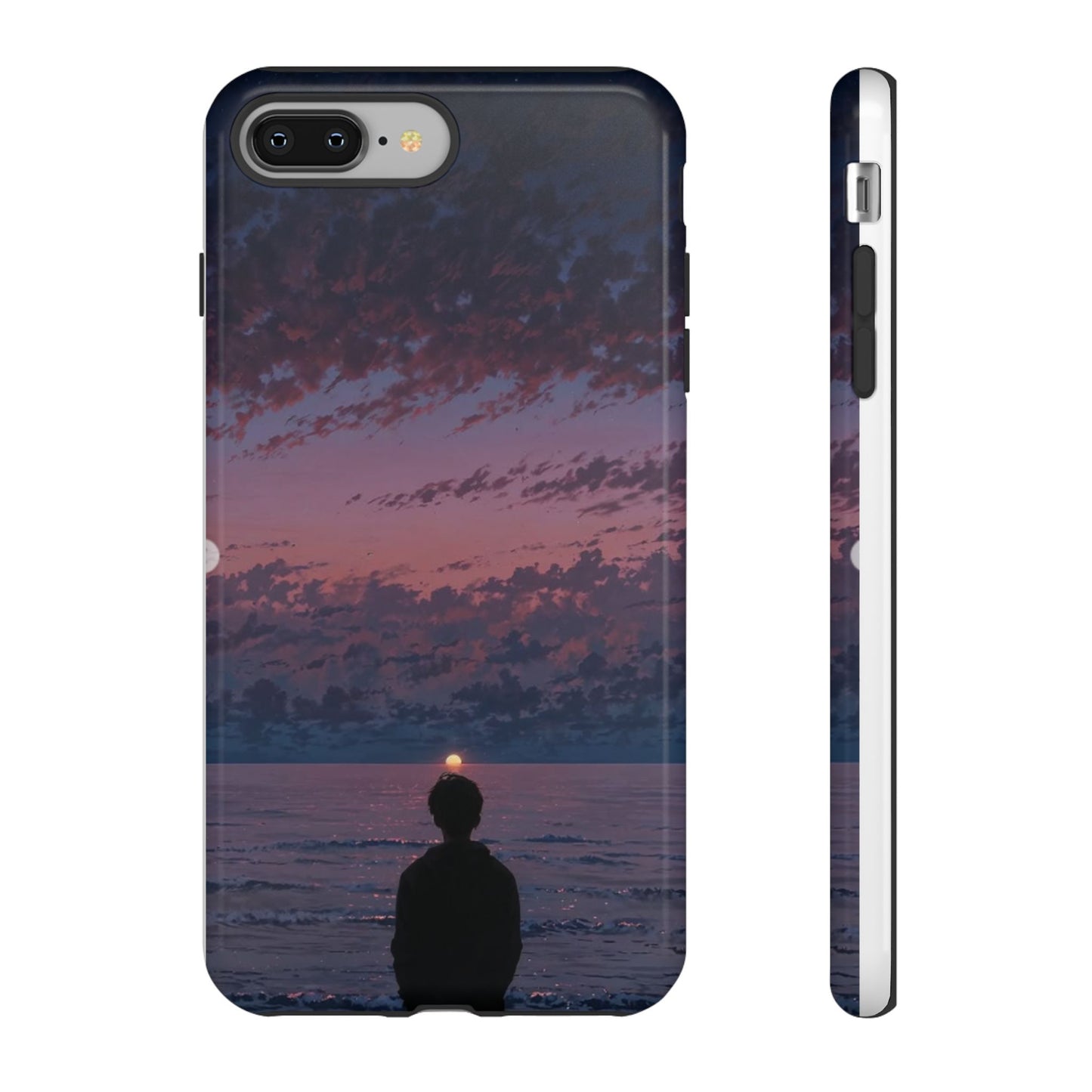 Sunset Ocean Phone Case, Tough Cases, Unique Cell Phone Cover, Artistic Phone Accessories, Gift for Her, Nature Inspired Case