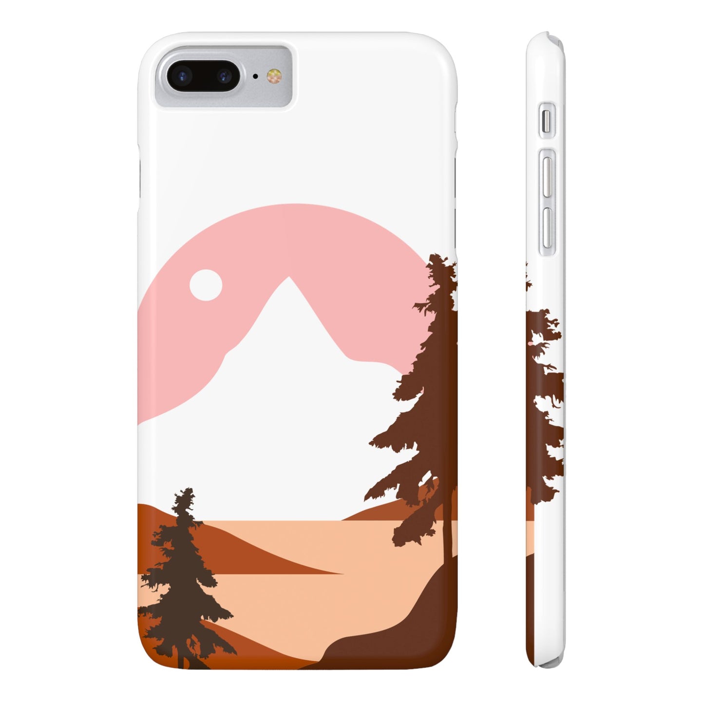 Stylish Mountain Landscape Slim Phone Case, Nature Lover Gift, Aesthetic Phone Cover, Adventure Travel Accessory, Minimalist Design [...]