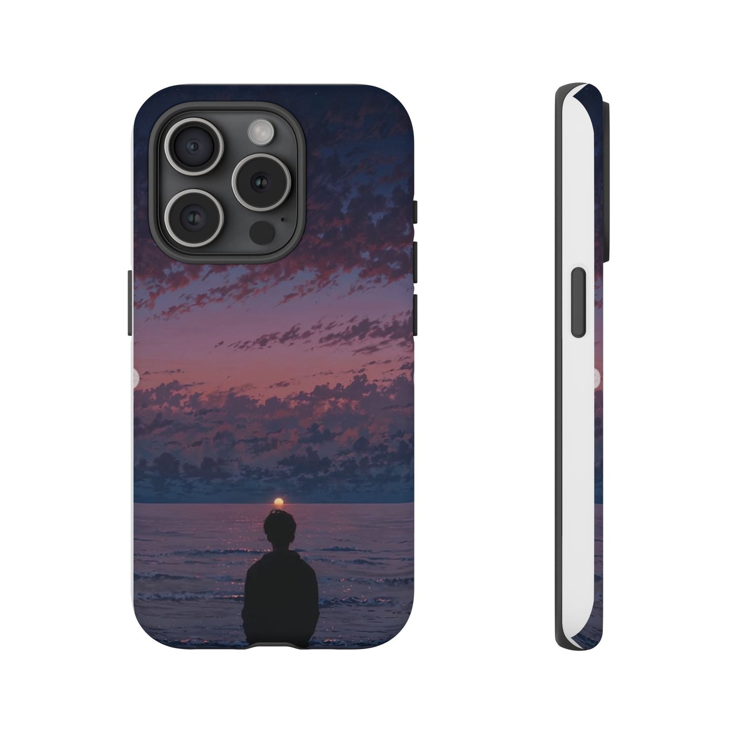 Sunset Ocean Phone Case, Tough Cases, Unique Cell Phone Cover, Artistic Phone Accessories, Gift for Her, Nature Inspired Case