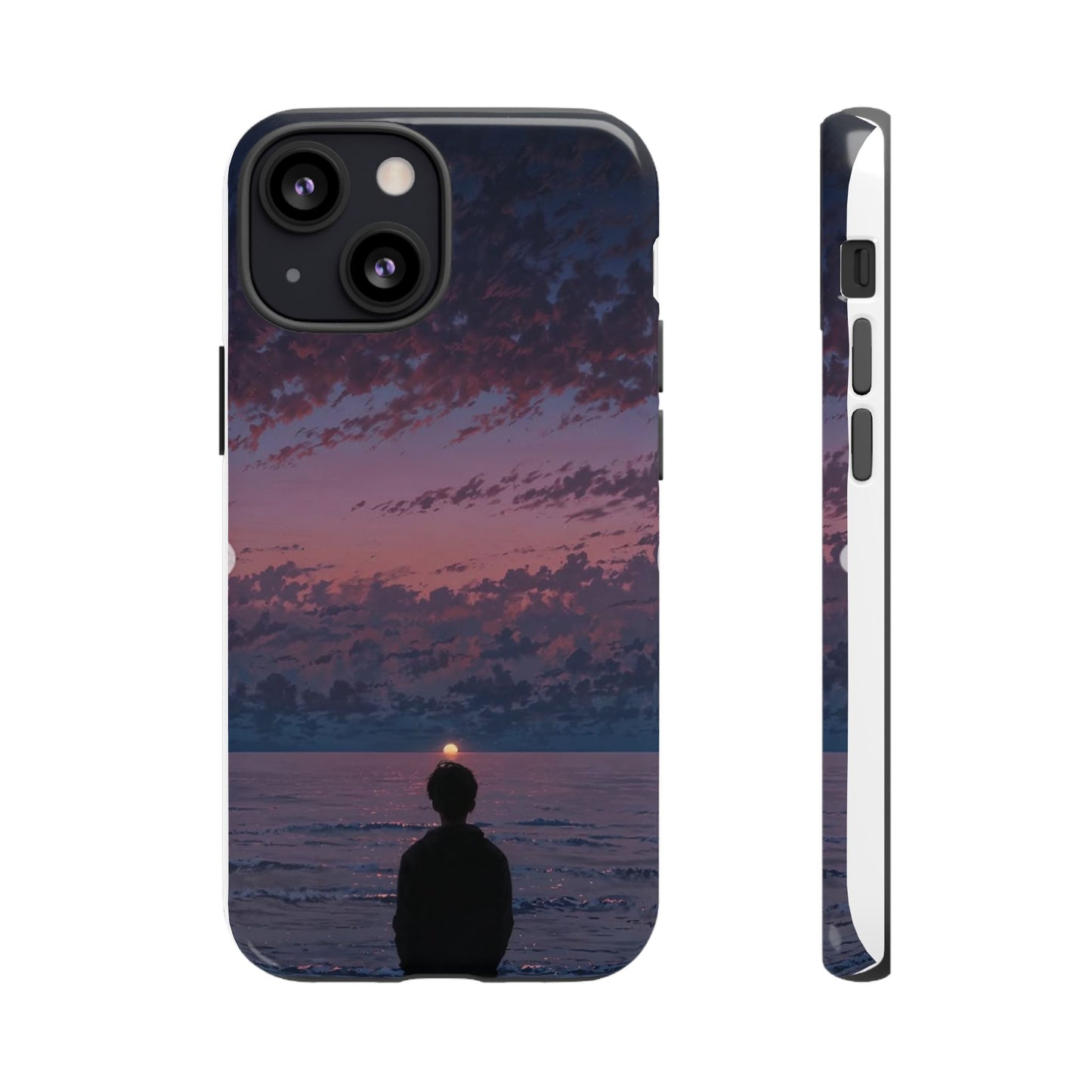 Sunset Ocean Phone Case, Tough Cases, Unique Cell Phone Cover, Artistic Phone Accessories, Gift for Her, Nature Inspired Case