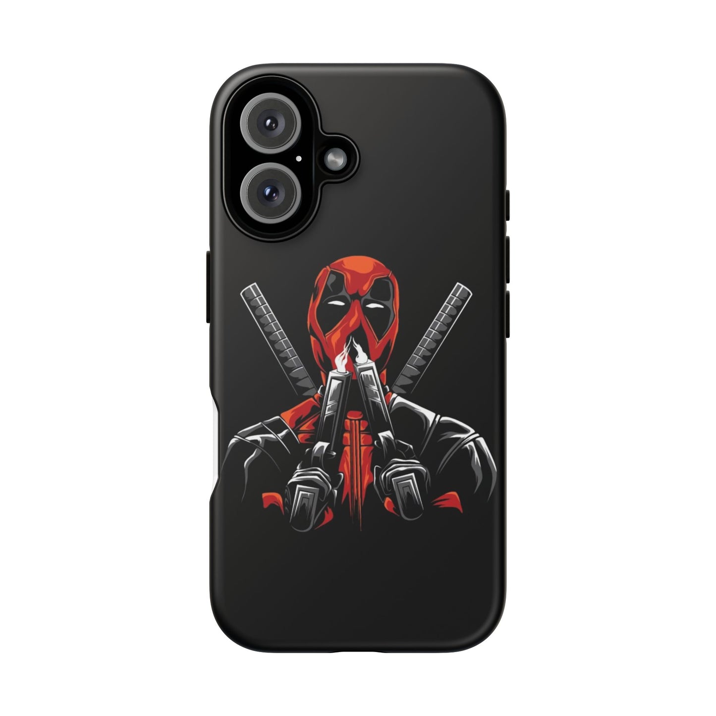 Deadpool Tough Phone Case, Durable Cover for Marvel Fans, Gift for Superhero Lovers, Unique Holiday Present, Geeky Accessories