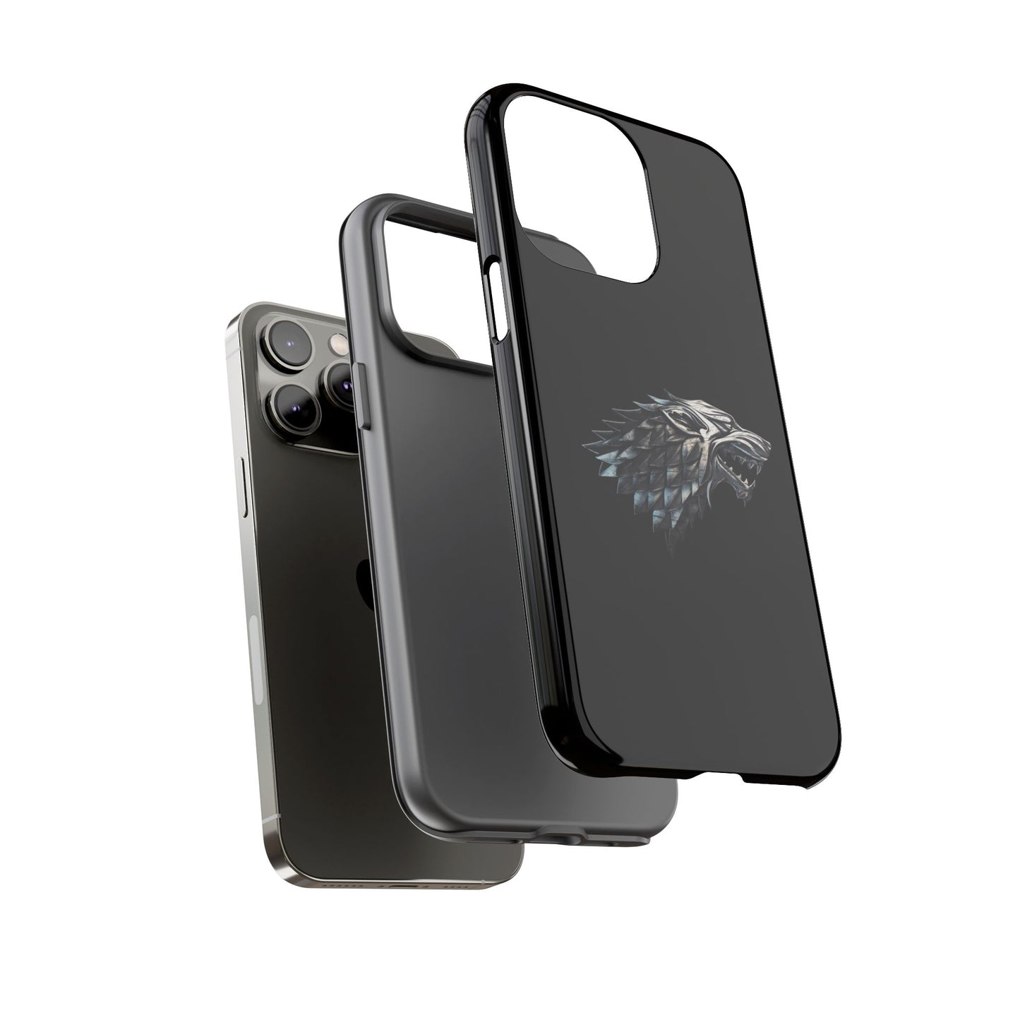 Game of Thrones Wolf Phone Case, Durable iPhone Cover, Tough Cases for Fans, Gift for Geeks, Cool Accessories, Custom Phone Cases