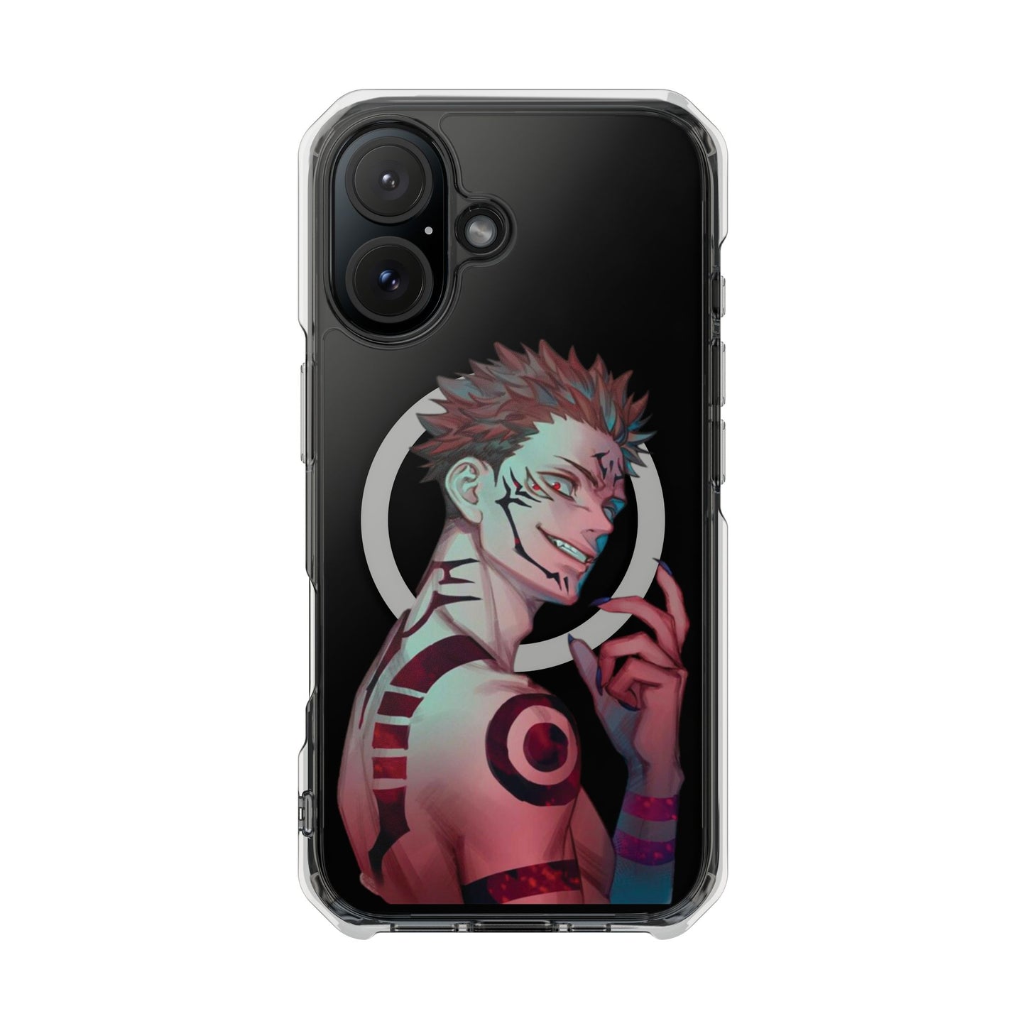 Vibrant Character Phone Case - A Unique Magnetic Clear Impact Case for Anime Lovers, Lightweight Protection, Gift for Friends, Stylish [...]