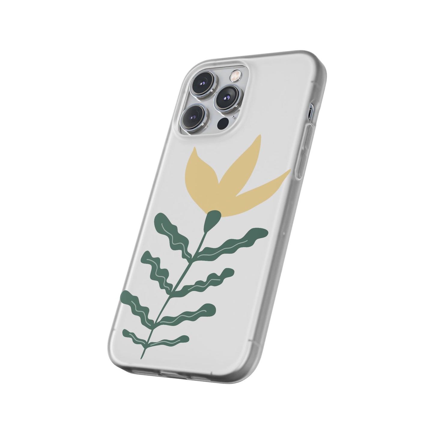 Stylish Floral Flexi Cases, Phone Accessories, Gift Idea, Protective Case, Trendy Phone Cover, Spring Vibes