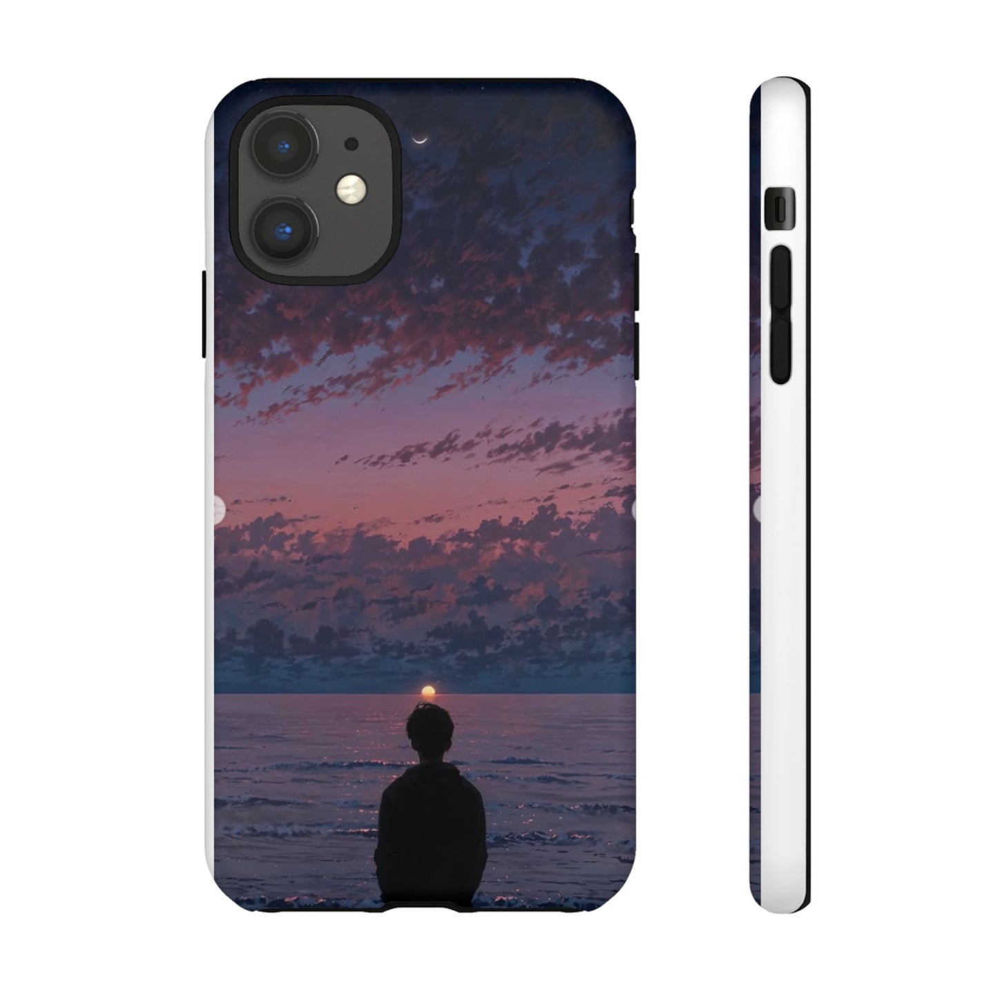 Sunset Ocean Phone Case, Tough Cases, Unique Cell Phone Cover, Artistic Phone Accessories, Gift for Her, Nature Inspired Case