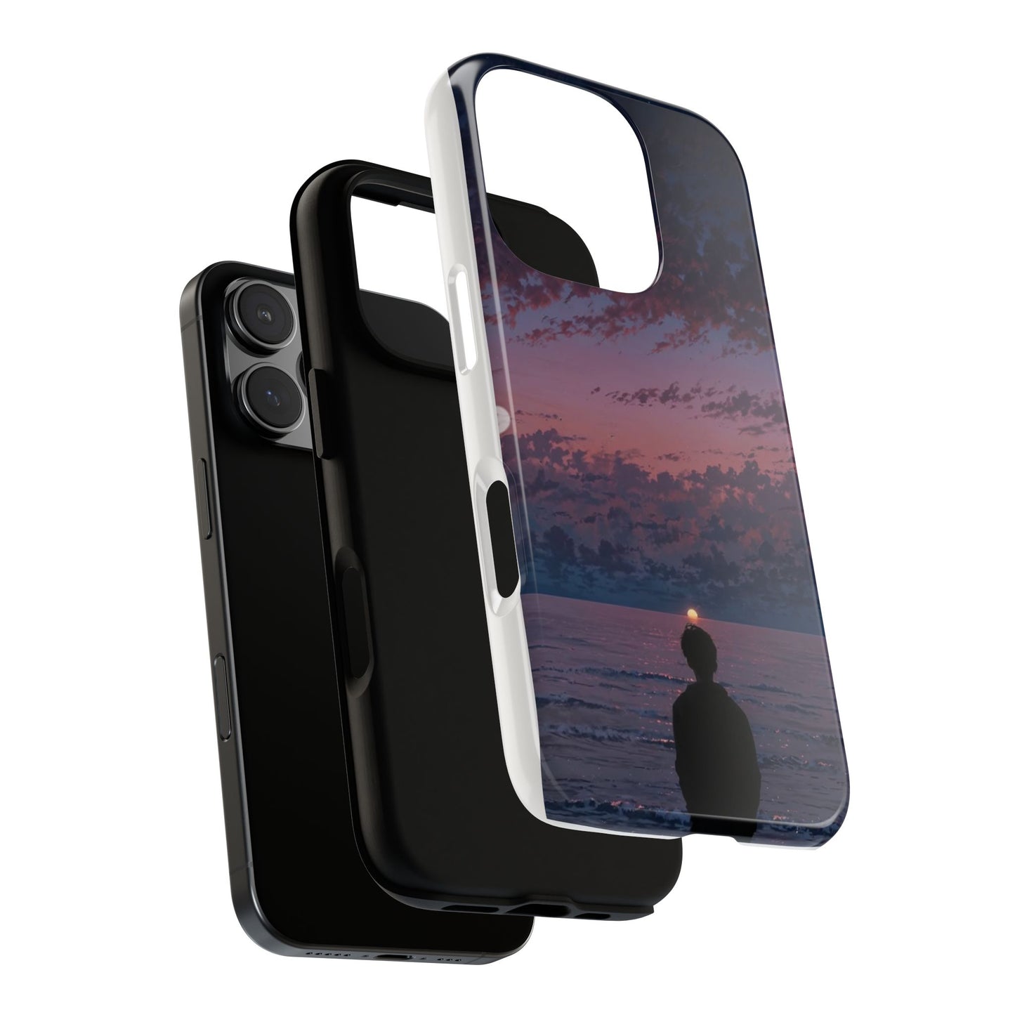 Sunset Ocean Phone Case, Tough Cases, Unique Cell Phone Cover, Artistic Phone Accessories, Gift for Her, Nature Inspired Case