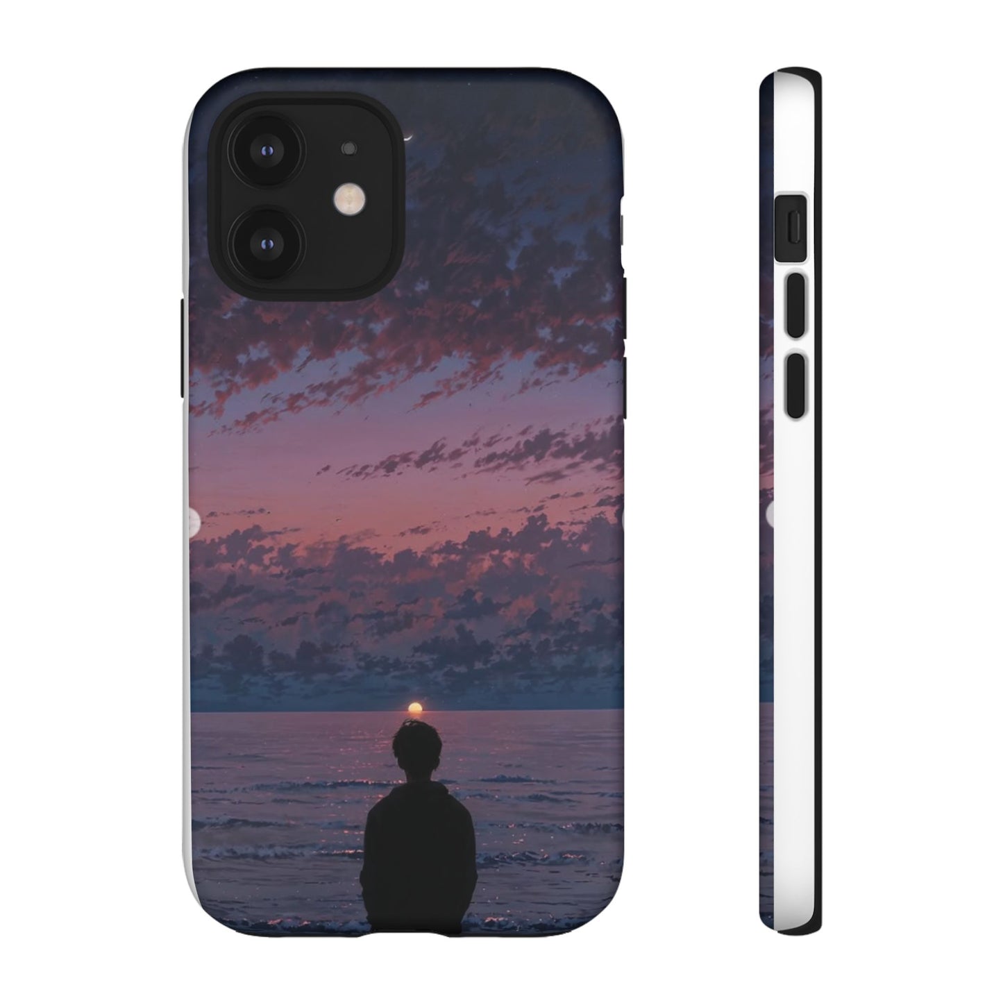 Sunset Ocean Phone Case, Tough Cases, Unique Cell Phone Cover, Artistic Phone Accessories, Gift for Her, Nature Inspired Case