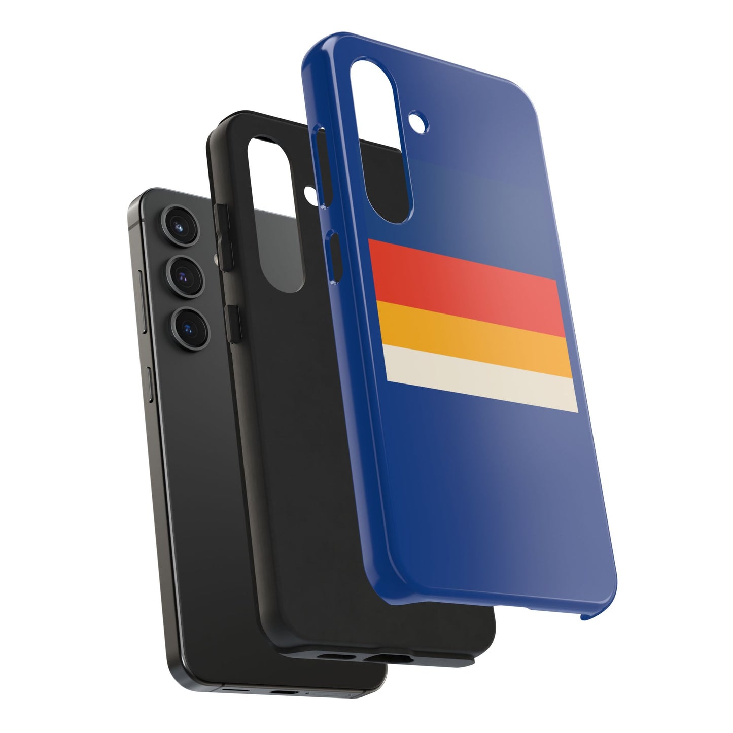 Colorful Tough Phone Cases - Bold Stripes, Durable Protection, Unique Gift for Tech Lovers, Customizable Phone Accessories, Everyday Use