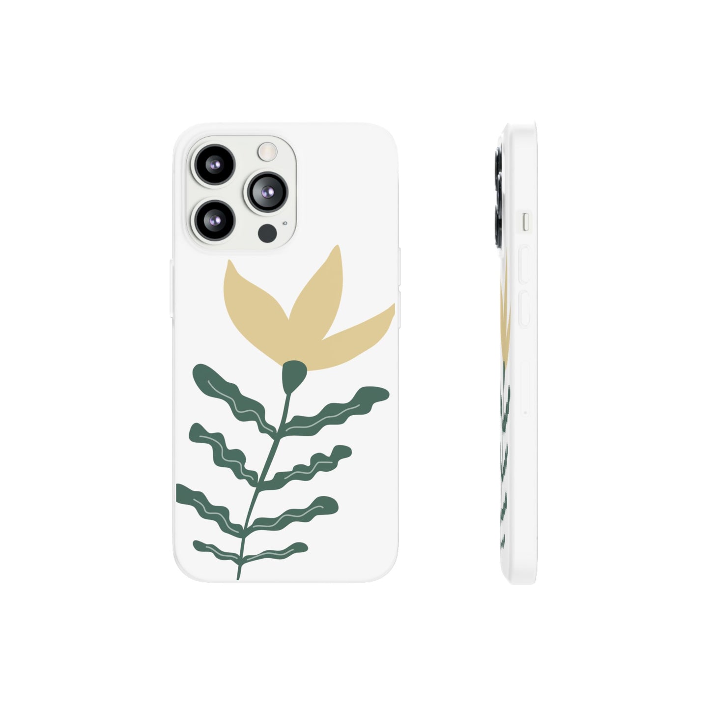 Stylish Floral Flexi Cases, Phone Accessories, Gift Idea, Protective Case, Trendy Phone Cover, Spring Vibes