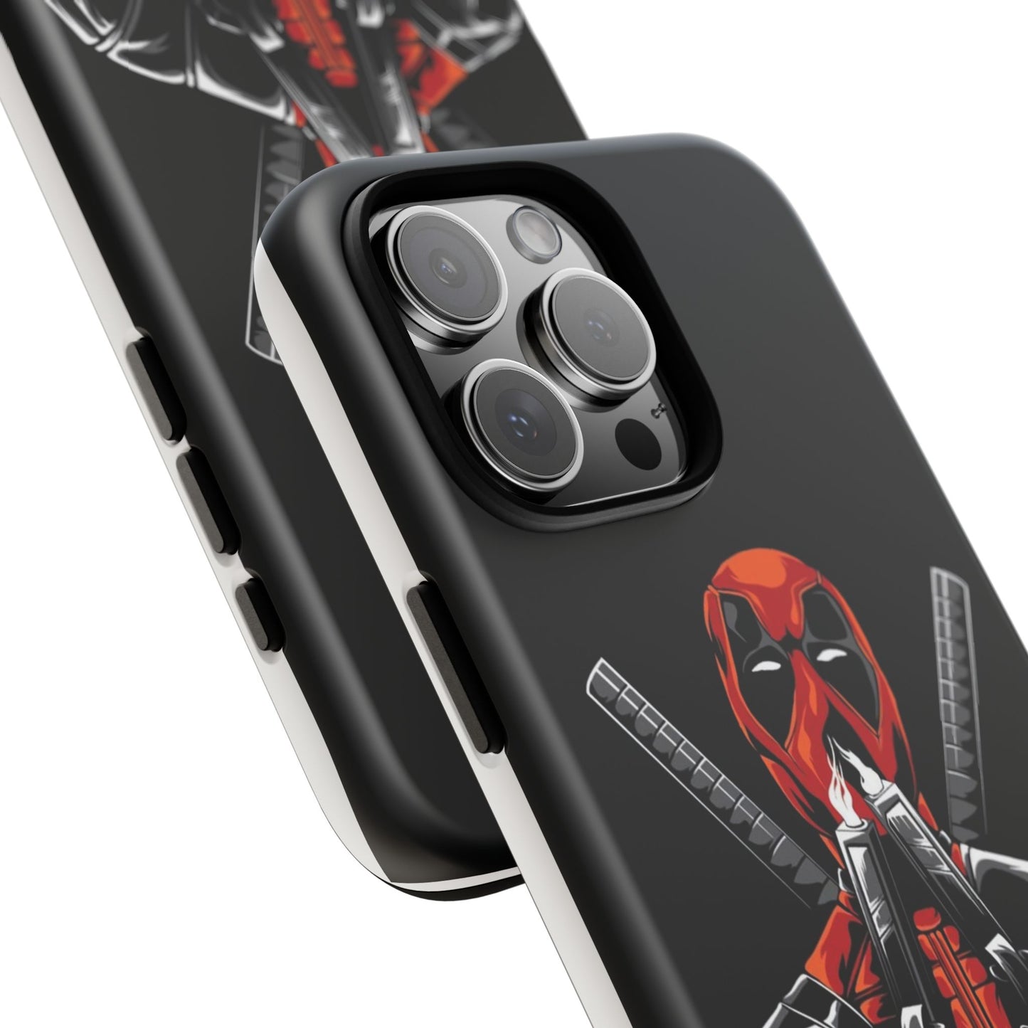 Deadpool Tough Phone Case, Durable Cover for Marvel Fans, Gift for Superhero Lovers, Unique Holiday Present, Geeky Accessories