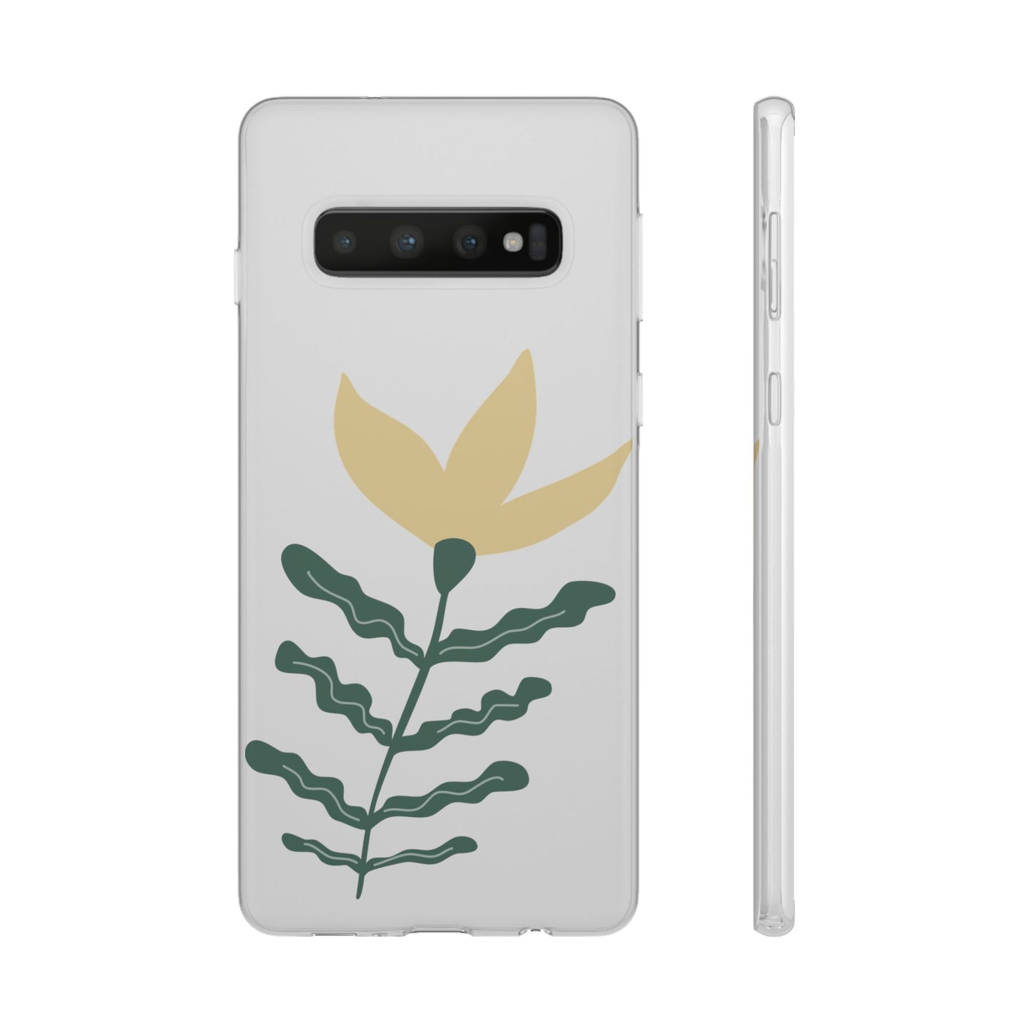 Stylish Floral Flexi Cases, Phone Accessories, Gift Idea, Protective Case, Trendy Phone Cover, Spring Vibes