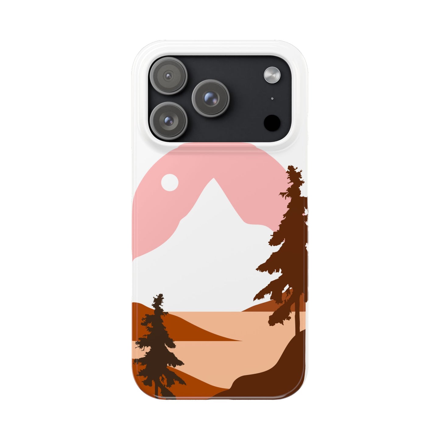 Stylish Mountain Landscape Slim Phone Case, Nature Lover Gift, Aesthetic Phone Cover, Adventure Travel Accessory, Minimalist Design [...]