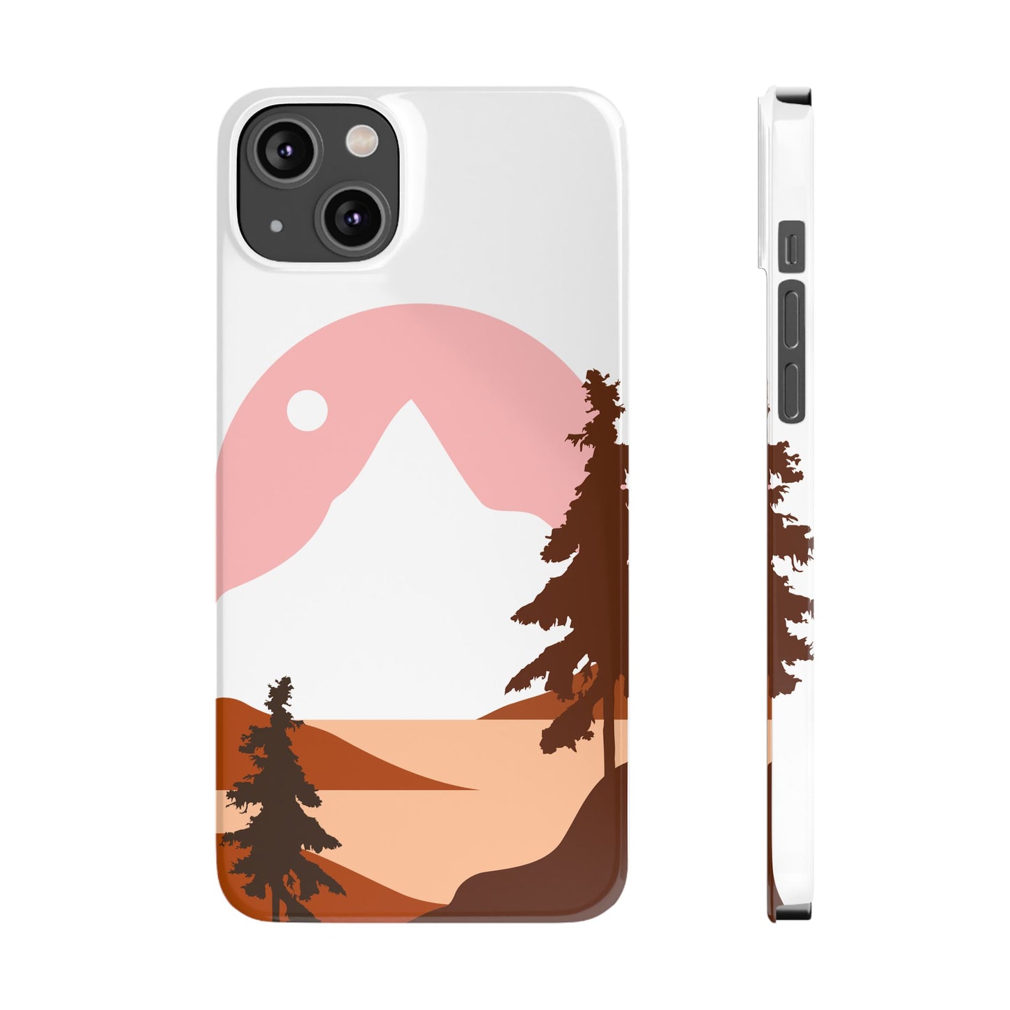 Stylish Mountain Landscape Slim Phone Case, Nature Lover Gift, Aesthetic Phone Cover, Adventure Travel Accessory, Minimalist Design [...]