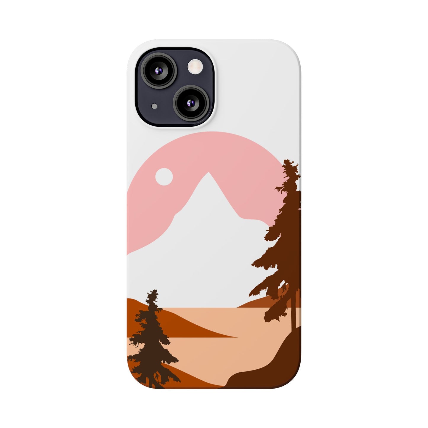 Stylish Mountain Landscape Slim Phone Case, Nature Lover Gift, Aesthetic Phone Cover, Adventure Travel Accessory, Minimalist Design [...]